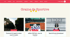 Desktop Screenshot of grainedesportive.fr